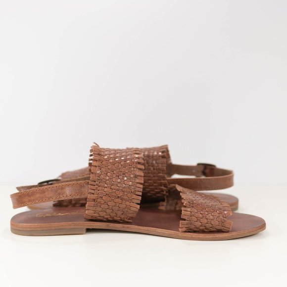 Splendid Thomas Woven Leather Sandals - Picture 9 of 14